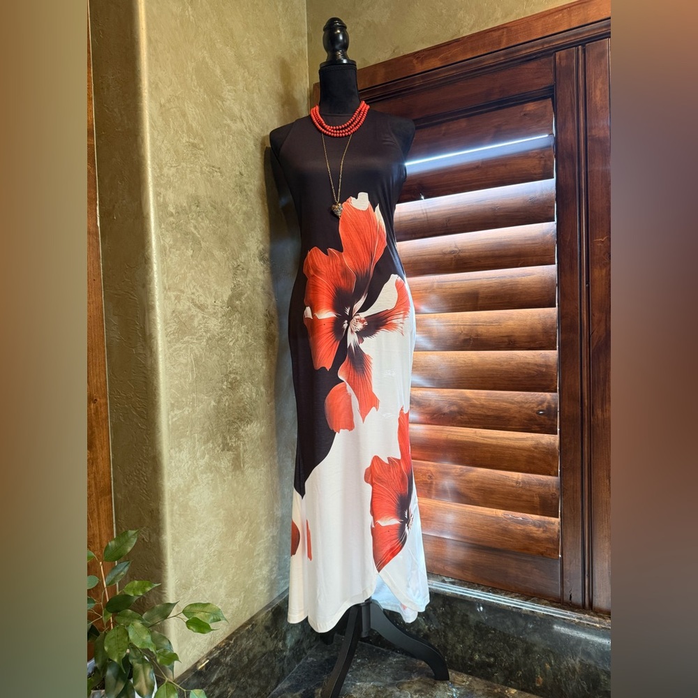 Elegant Floral Maxi Dress